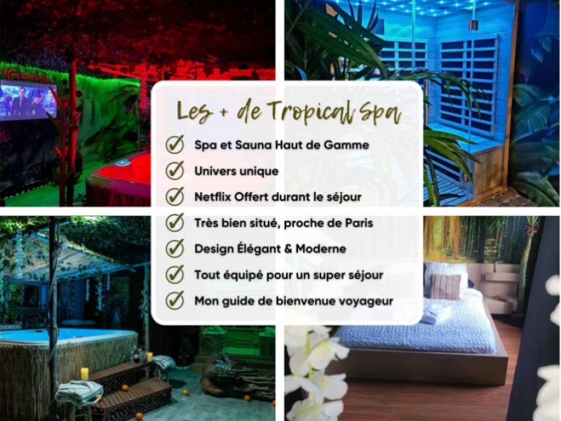 Photo Suite Tropical Spa & Sauna •Paris•Disneyland