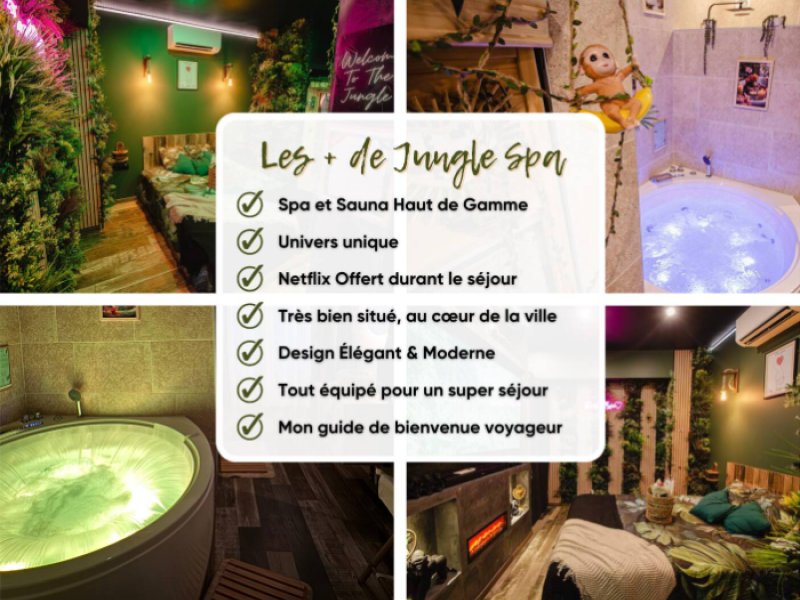 Photo Suite Jungle Spa•Sauna & Balnéo